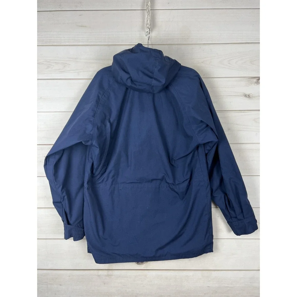 Vintage Frostline Kit Jacket Mens Small Blue Hooded Nylon Ski Parka 70s Outdoor